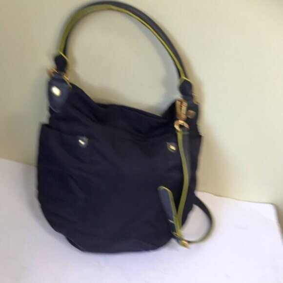 Marc Jacobs Preppy Natasha Nylon Convertible Crossbody Shoulder Hobo Pocket Logo - Picture 5 of 16